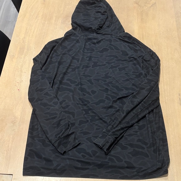 BURLEBO Dark camo Patterned Hoodie - Picture 3 of 3